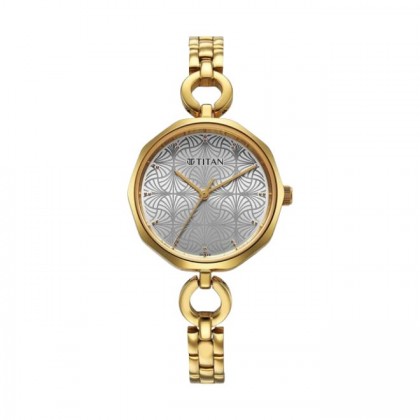 Titan Karishma 2702YM01 Silver Dial Stainless Steel Women Watch